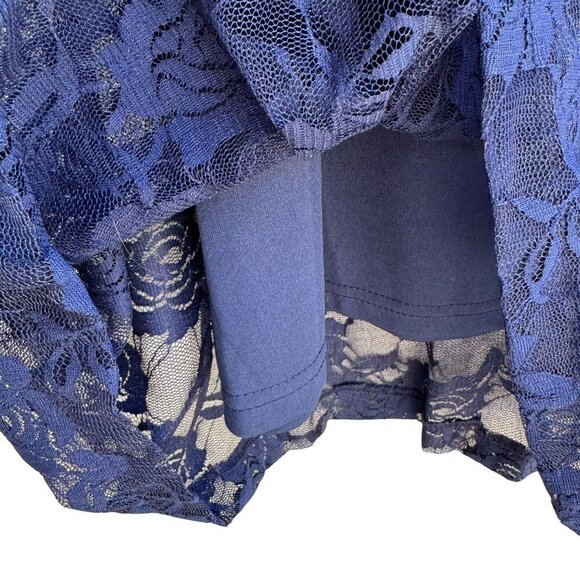 Shannon Ford Womens Lace Lined Boho Flutter Sleeve Party Formal Blouse New 3X - Picture 6 of 8